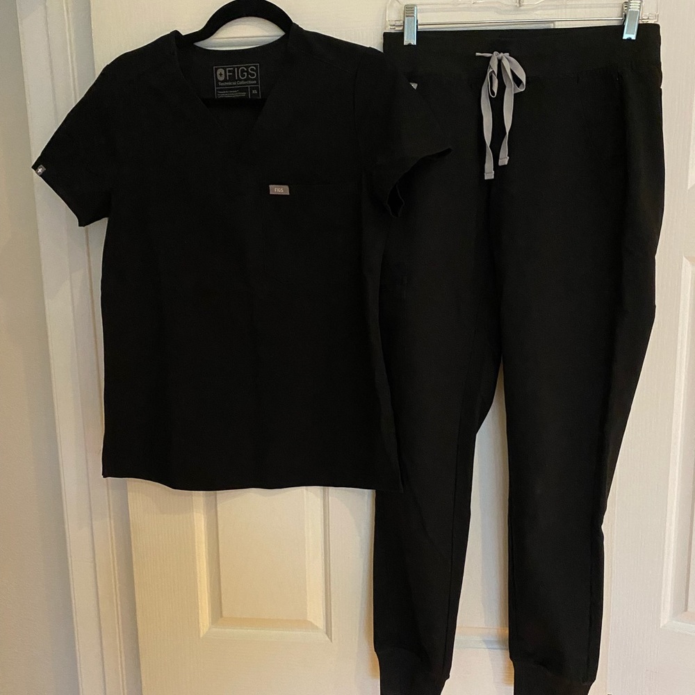 Figs Set XS Black